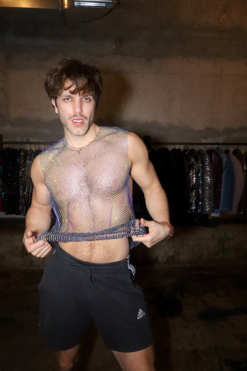 Crystal Mesh Top