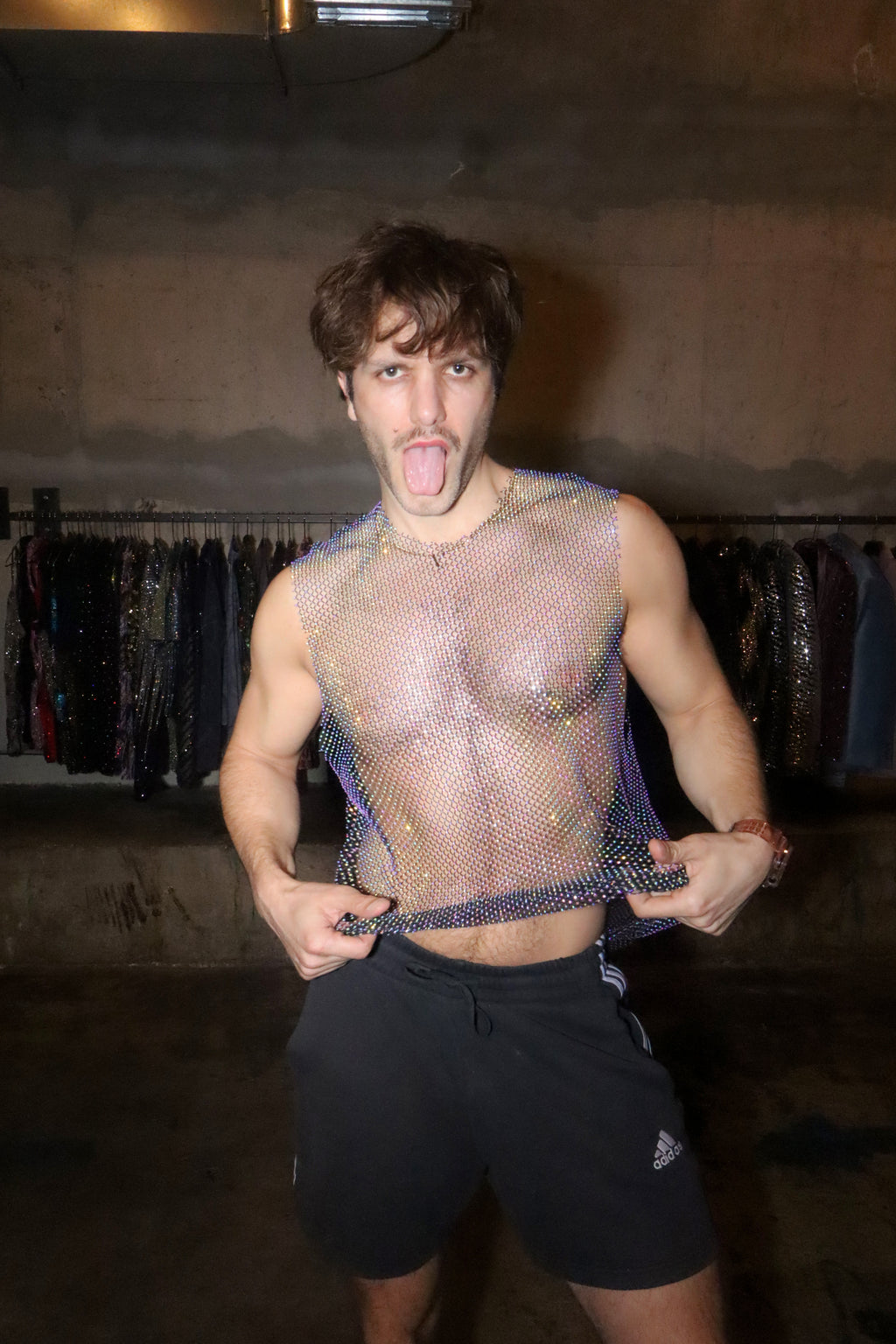 Crystal Mesh Top