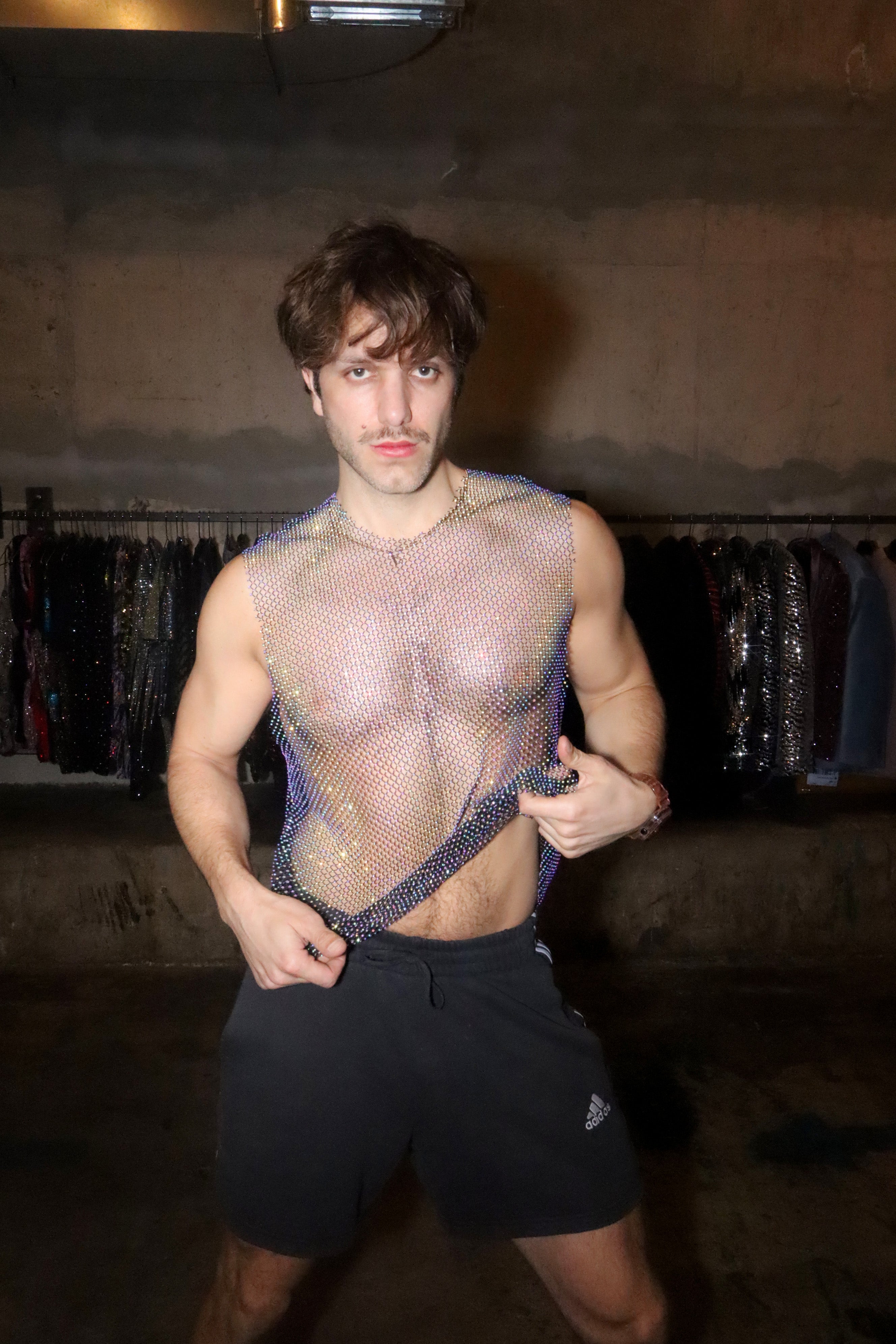 Crystal Mesh Top
