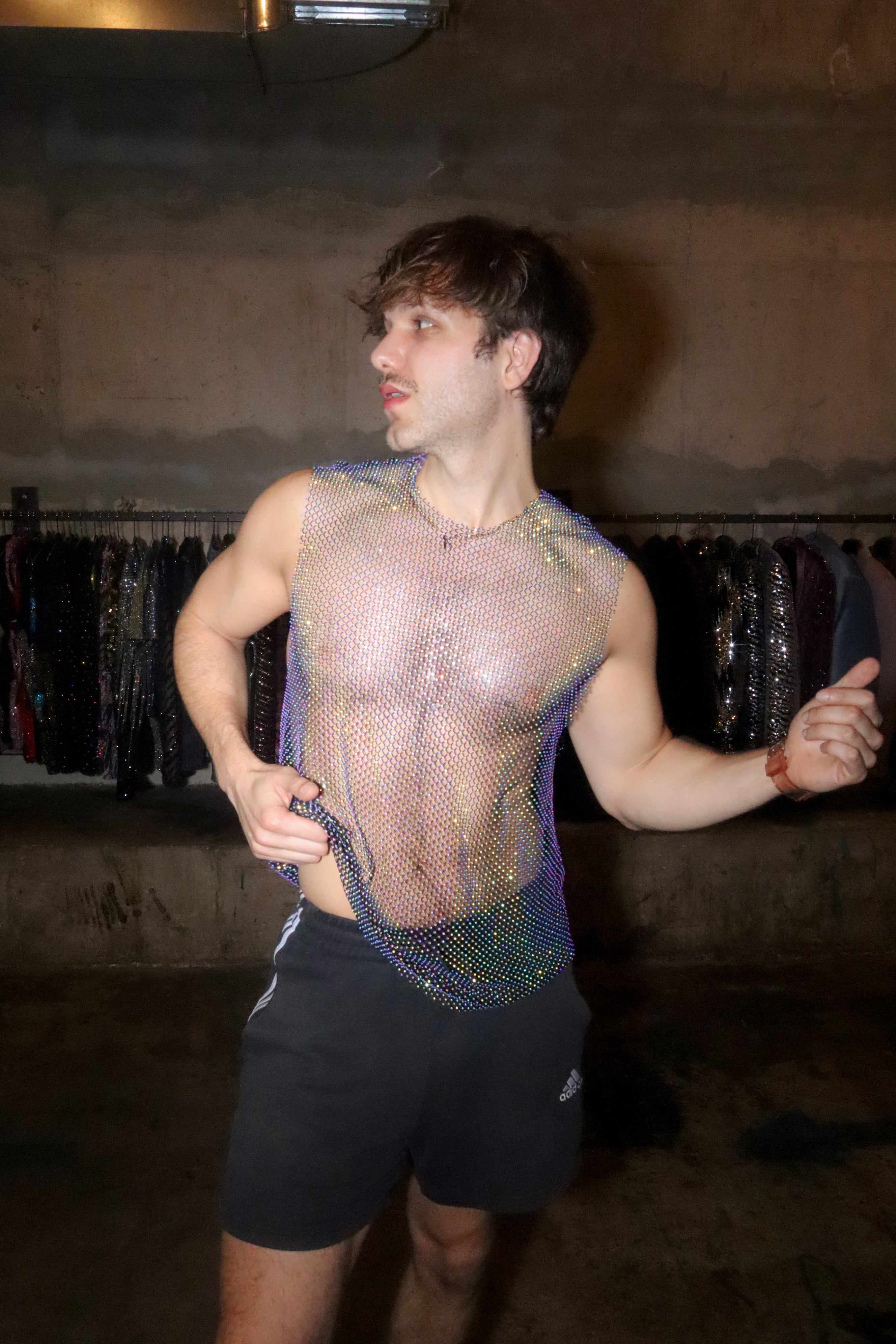 Crystal Mesh Top