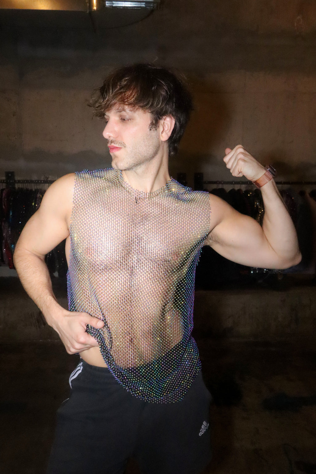 Crystal Mesh Top