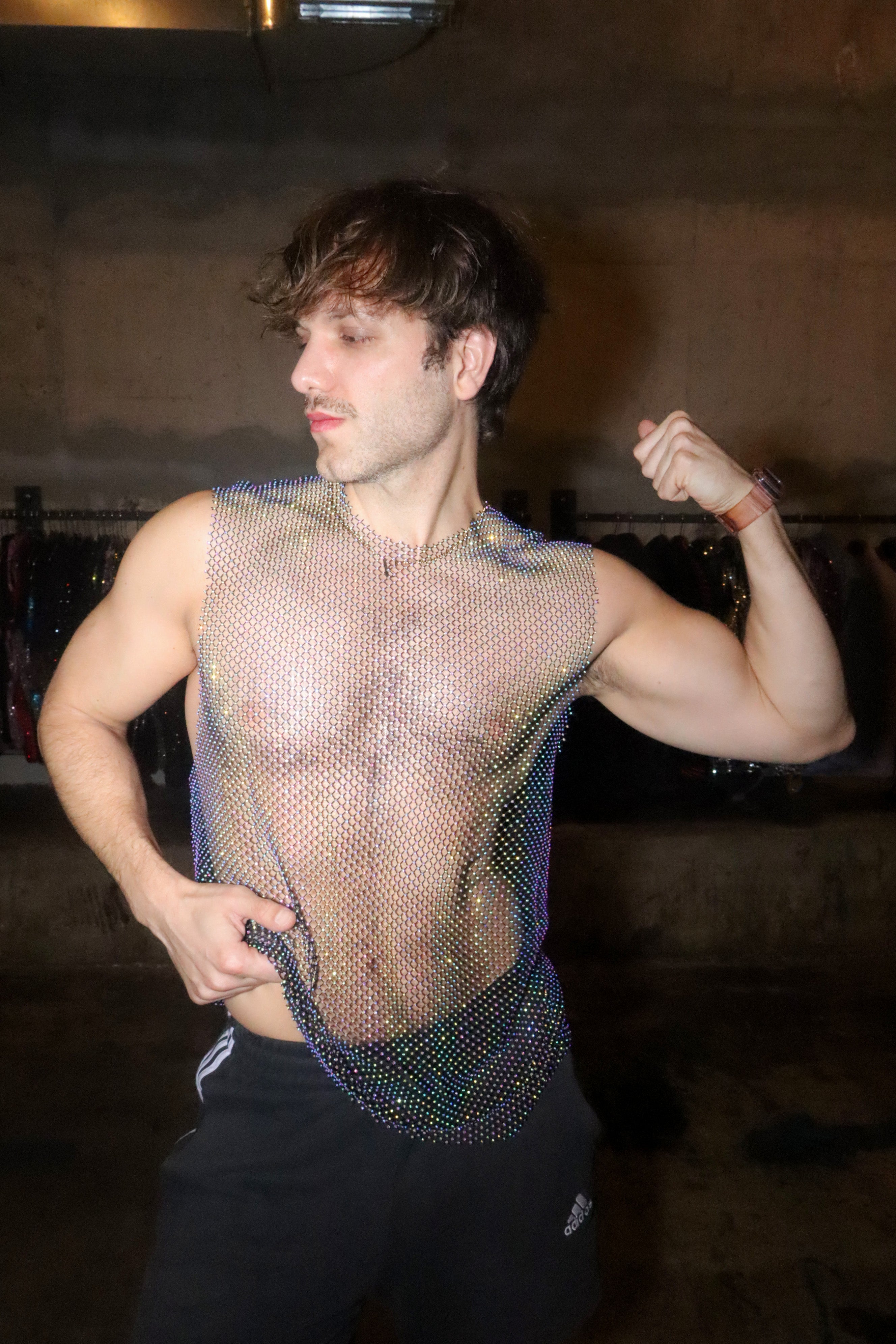 Crystal Mesh Top
