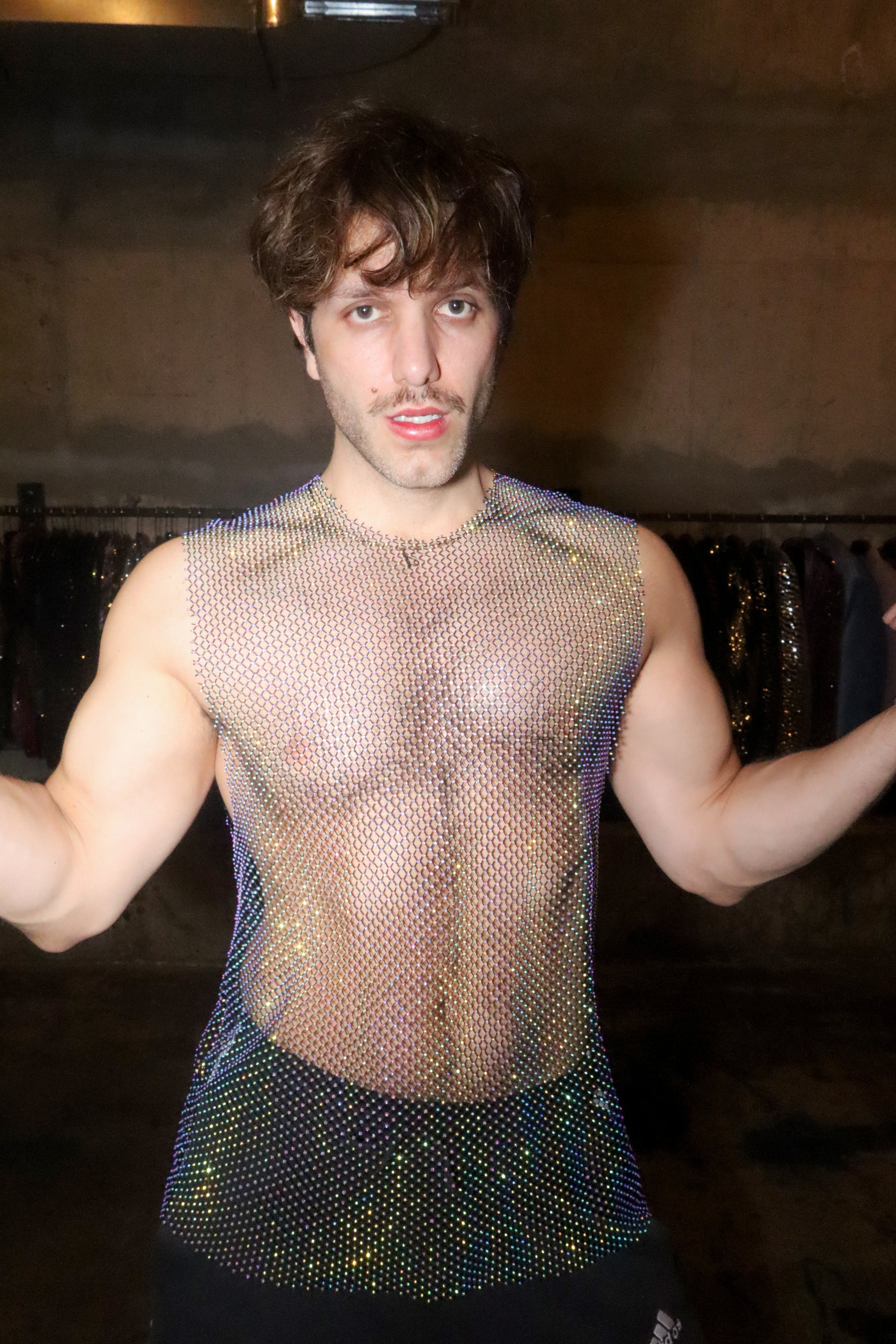Crystal Mesh Top