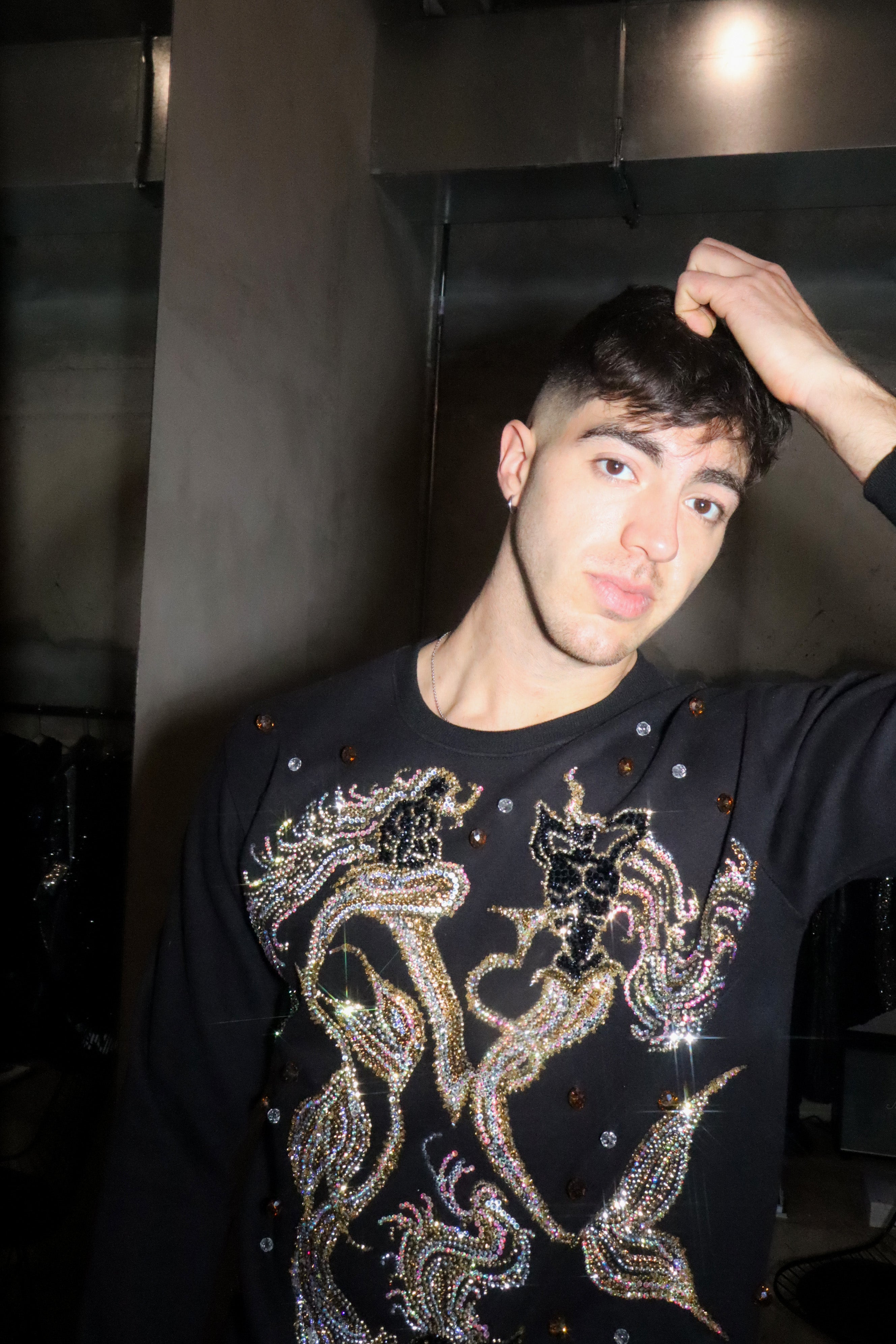 Crystal Merman Embellished Sweatshirt