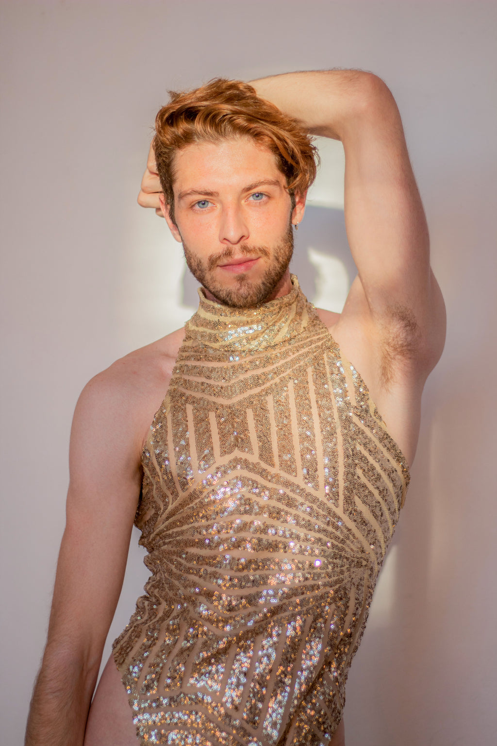 Champagne gift wrap bodysuit