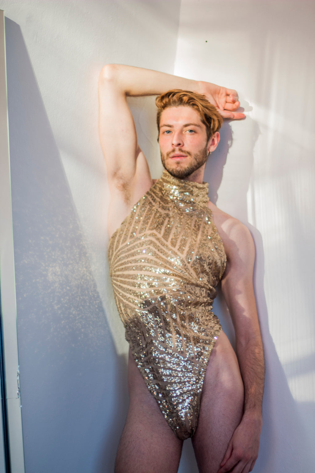 Champagne gift wrap bodysuit