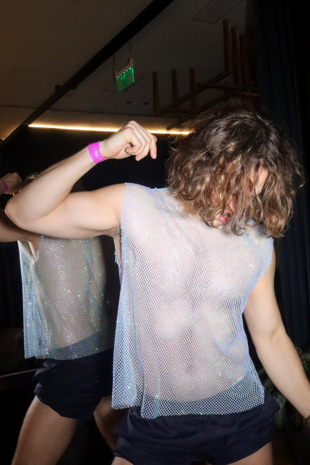 Crystal Mesh Top