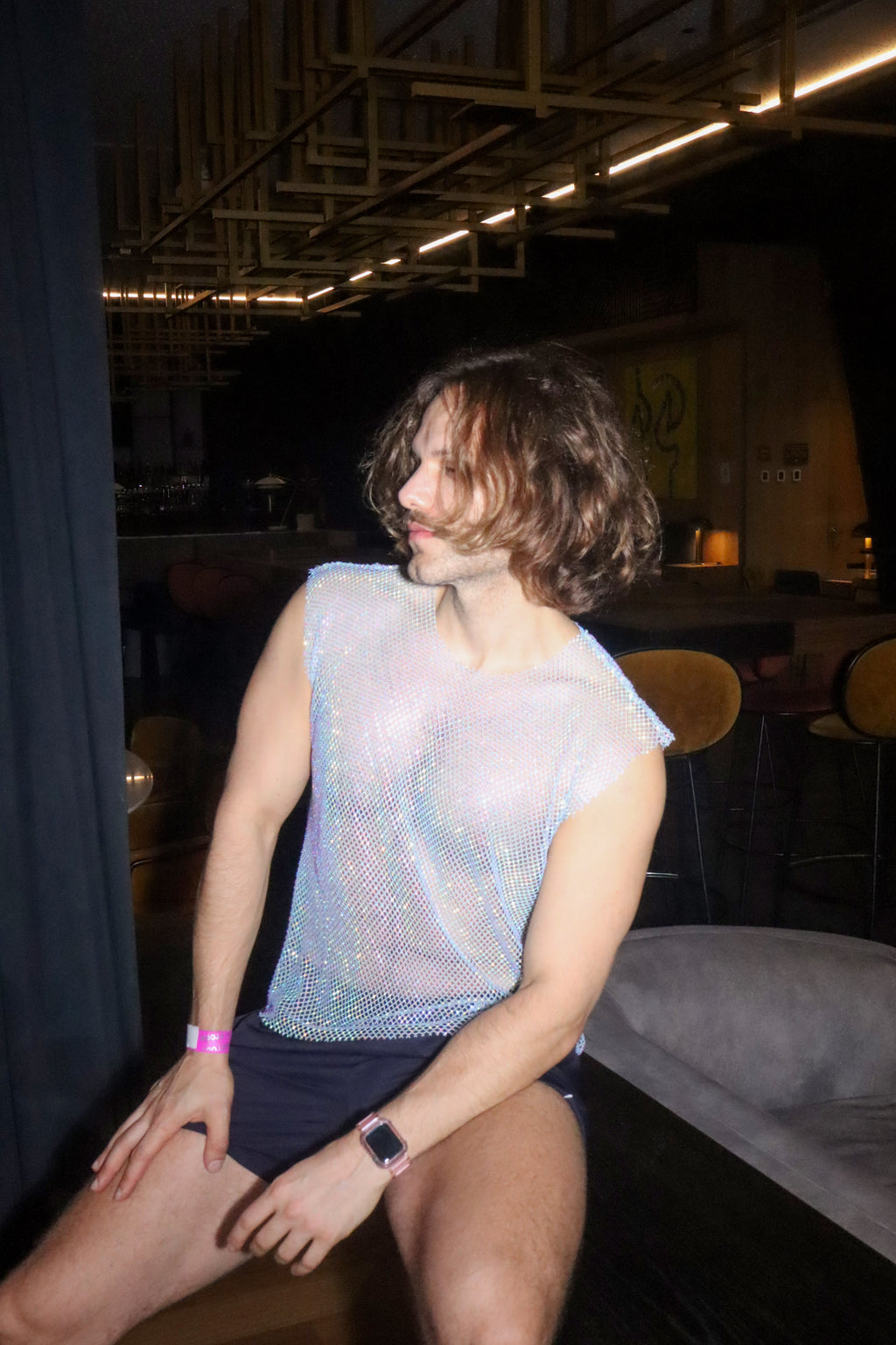 Crystal Mesh Top