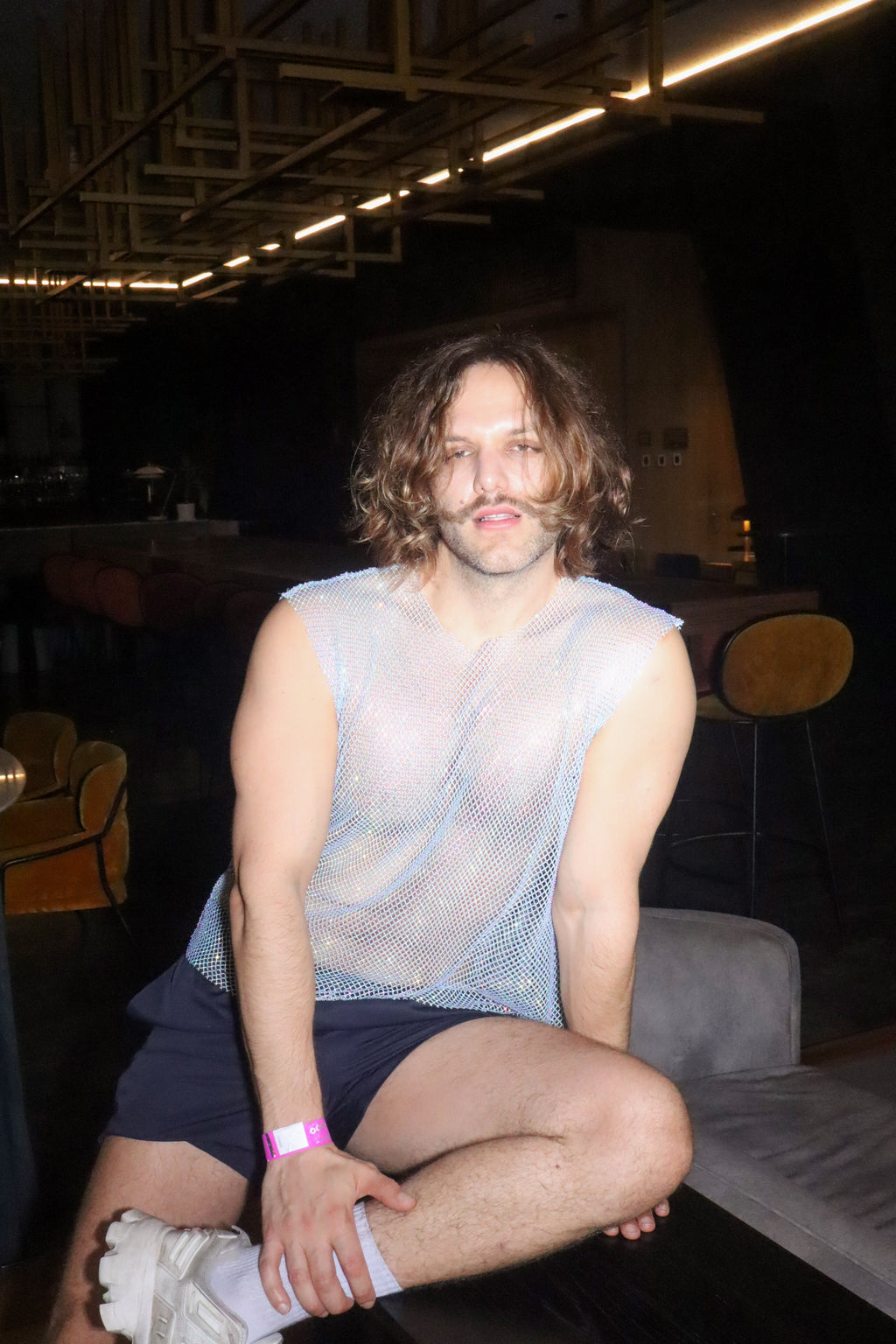 Crystal Mesh Top