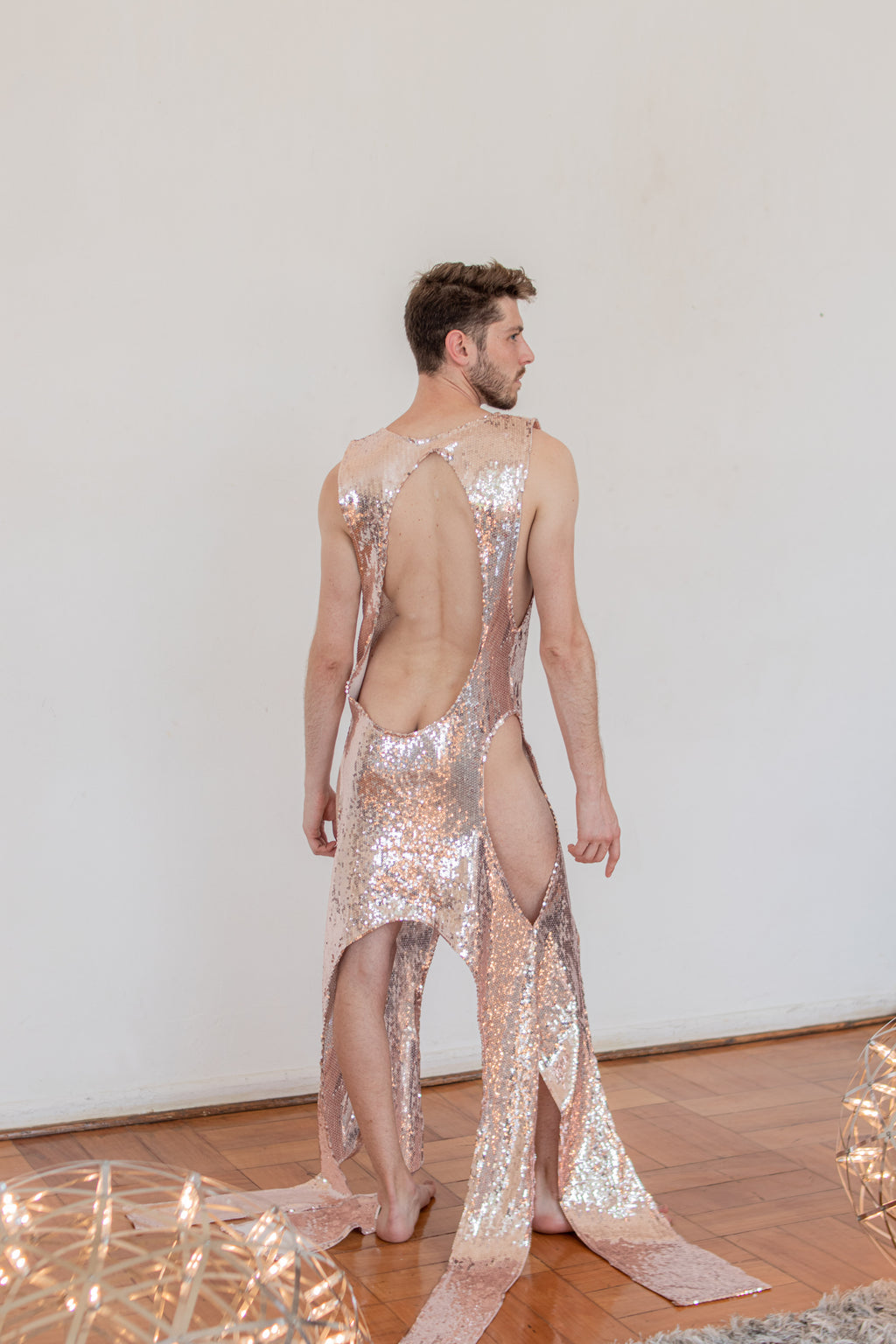 Rose Sequins Dress