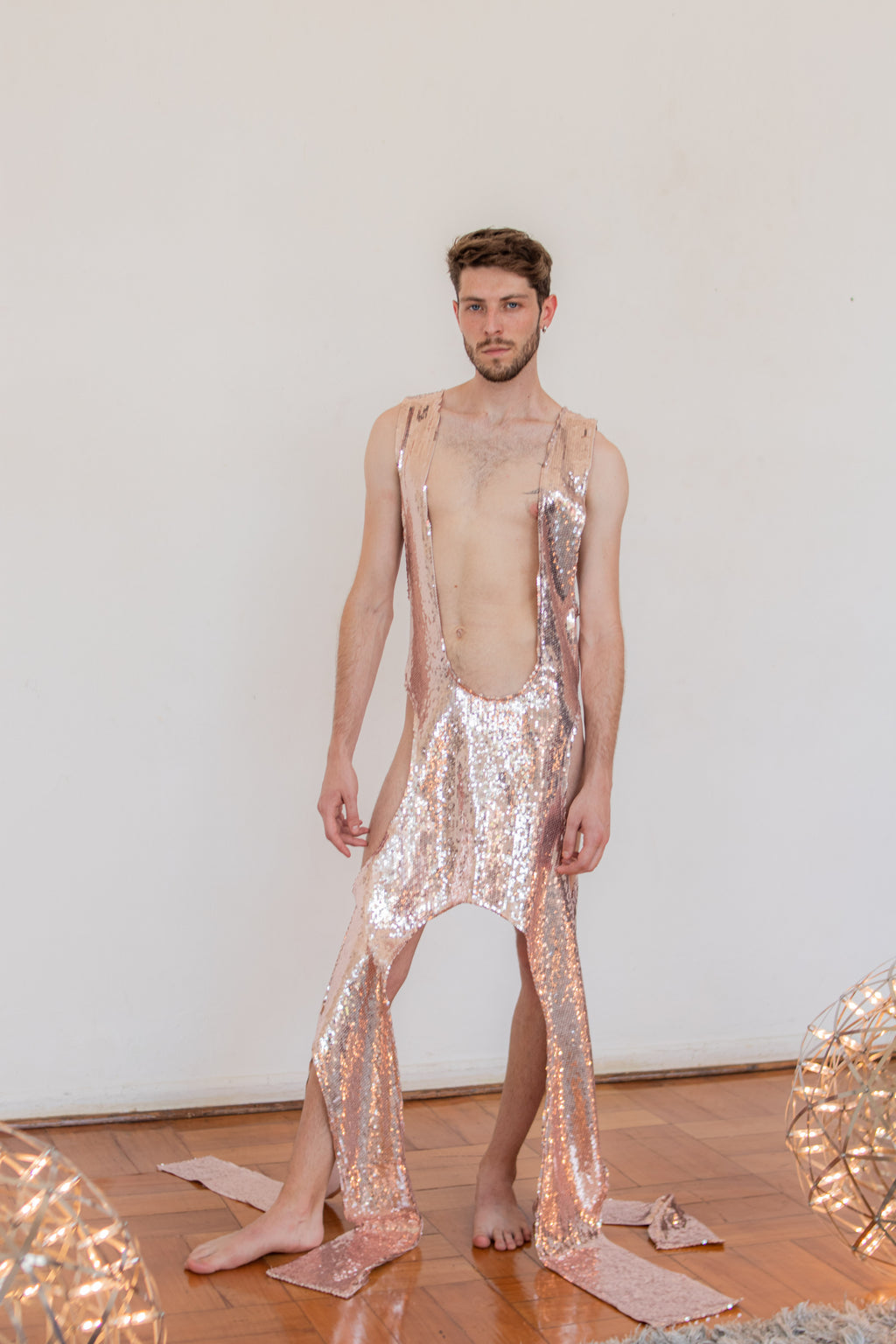 Rose Sequins Dress